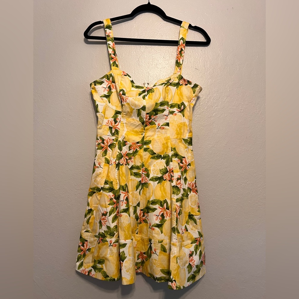 Avec Les Filles Citrus Floral Dress
